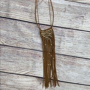 Bohemian tassel necklace